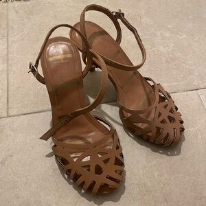 Mini heels Elle brown shoes